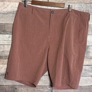 LinkSoul Mens Boardwalker Hybrid Shorts 38 Pink Performance Stretch Classic